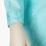 Women's Chicken Kari 2Pcs Suit - Sky Blue, Women Shalwar Suits, Chase Value, Chase Value
