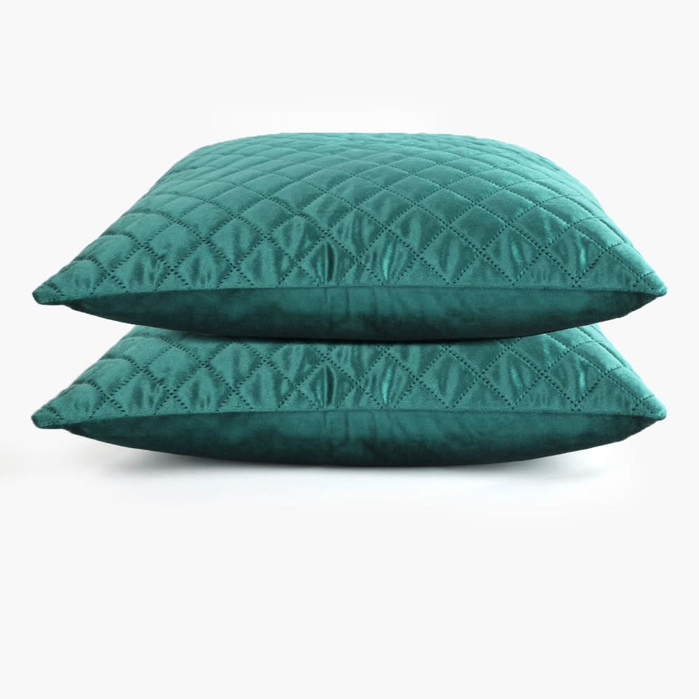 Velvet Cushion 2pcs Set - Teal, Cushion Cover, Chase Value, Chase Value
