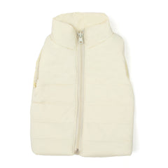 Newborn Boys Sleevesless Parachute Jacket - Lemon