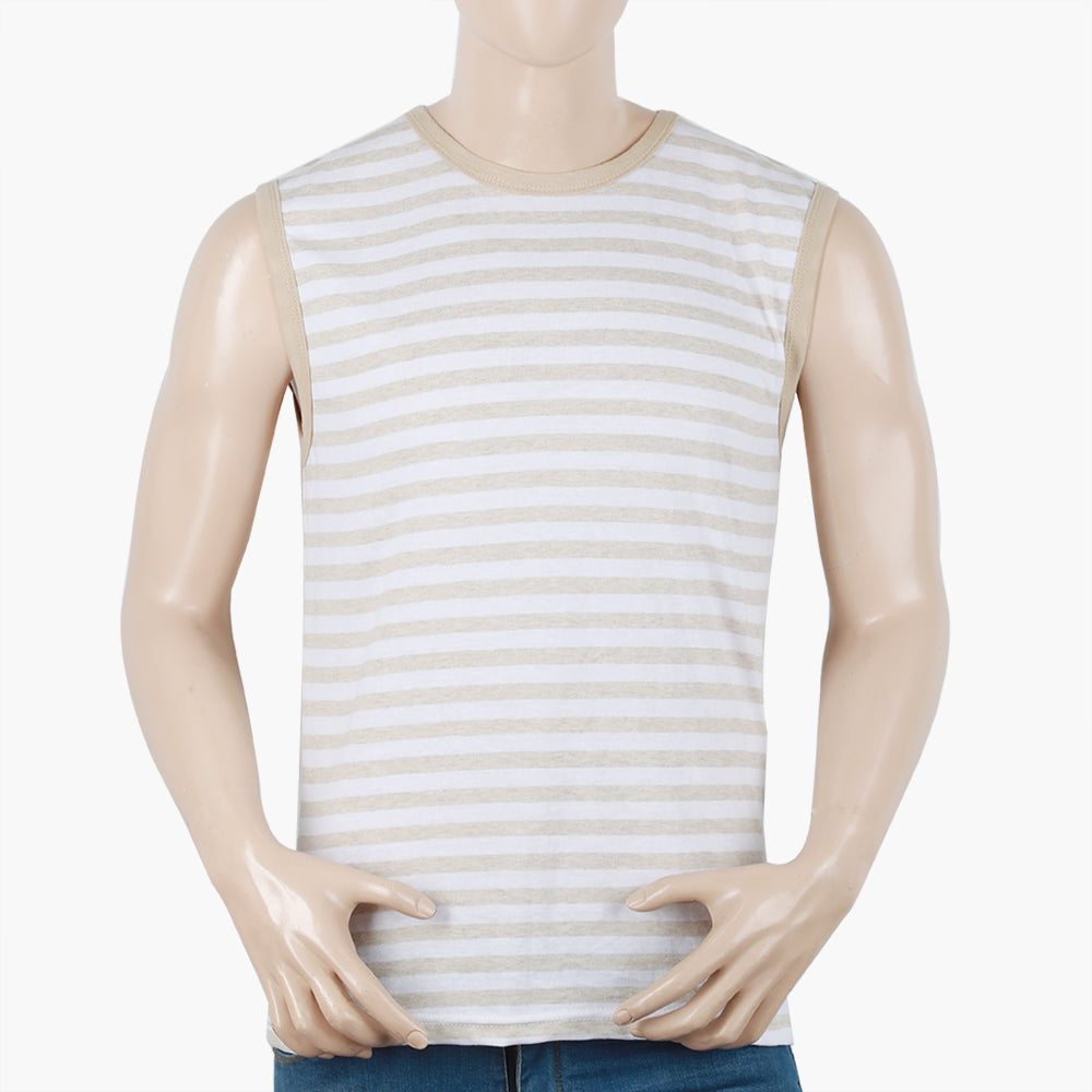 Men's Sando T-Shirt - Beige, Men's T-Shirts & Polos, Chase Value, Chase Value