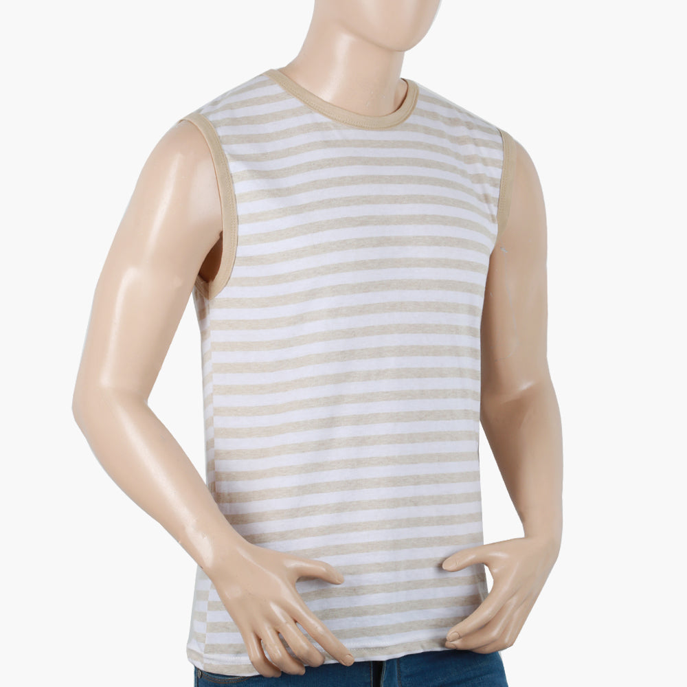 Men's Sando T-Shirt - Beige, Men's T-Shirts & Polos, Chase Value, Chase Value