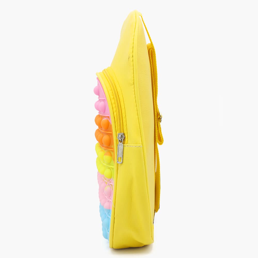 Girls Back Pack - Yellow, Kids Bags, Chase Value, Chase Value