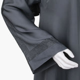 Women's Long Bottom Abaya - Grey, Women Abayas, Chase Value, Chase Value