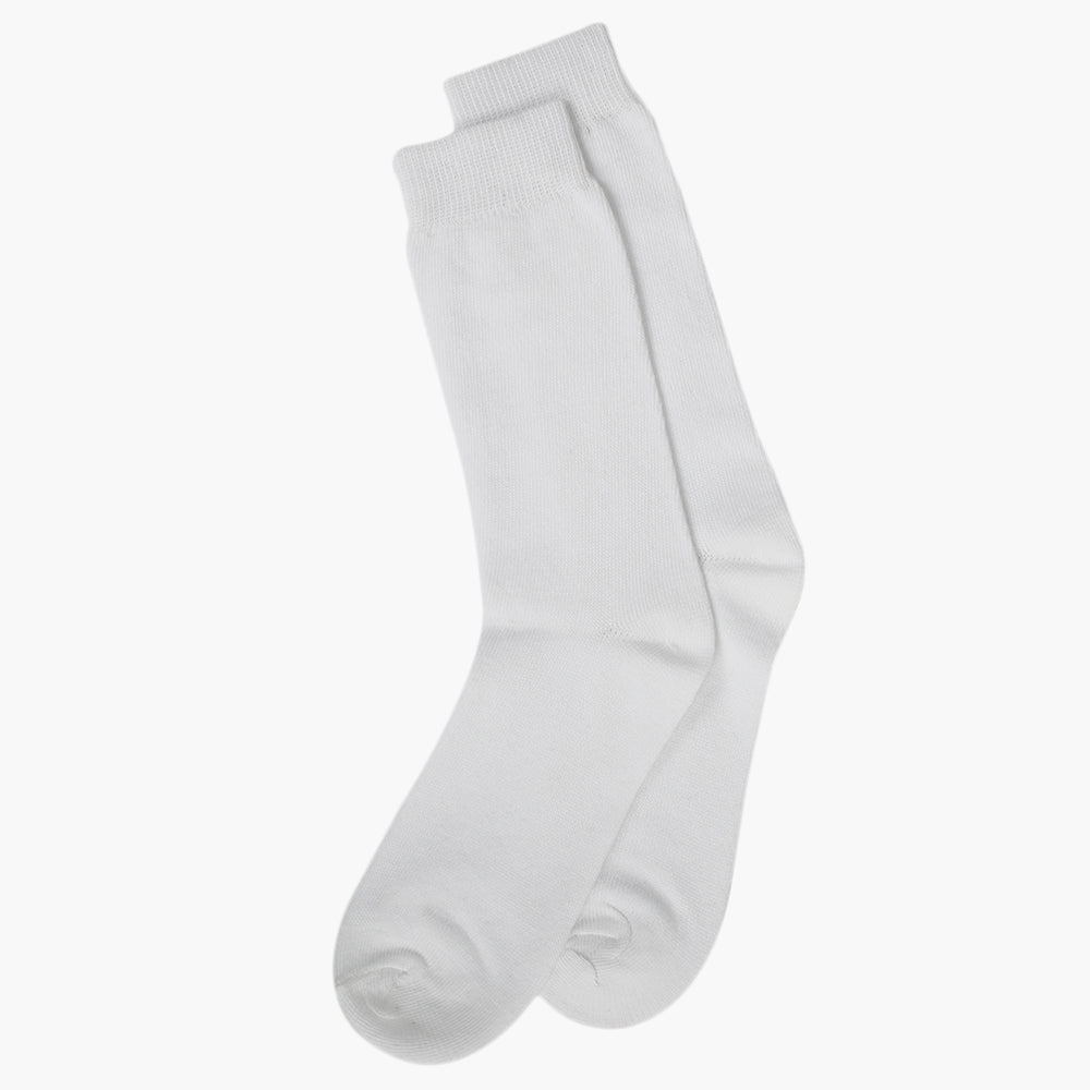 Girls Uniform Cotton Sock - White, Girls Socks, Chase Value, Chase Value
