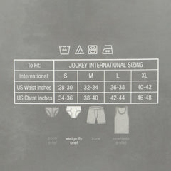 Jockey Men's 3 Pack Set  Underwear - Dark Grey