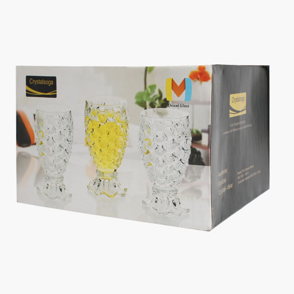 Transparent Fish Water Glass Set Of 6, Glassware & Drinkware, Chase Value, Chase Value