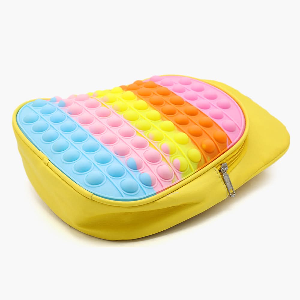 Girls Back Pack - Yellow, Kids Bags, Chase Value, Chase Value