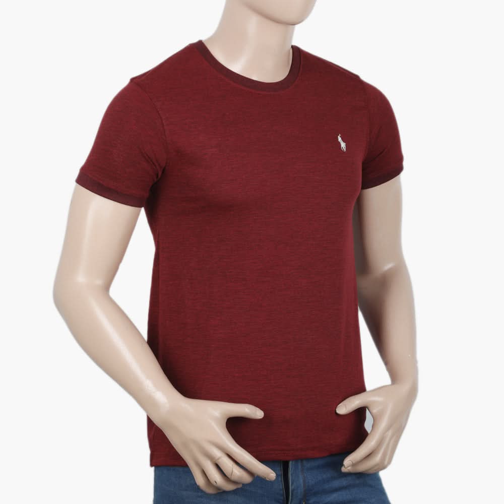 Men's Half Sleeves T-Shirt - Red, Men's T-Shirts & Polos, Chase Value, Chase Value