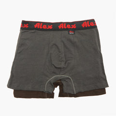 Alex Men's Short Boxer Pack Of 2 - Multi