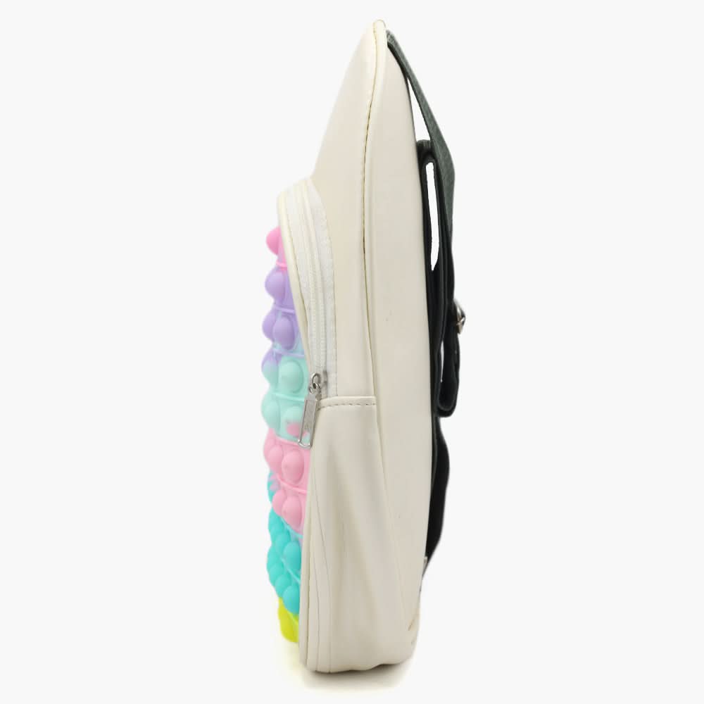 Girls Back Pack - Off White, Kids Bags, Chase Value, Chase Value