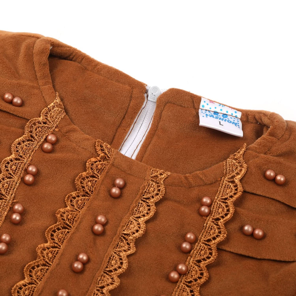 Girls Tight Suit - Brown, Girls Shalwar Kameez, Chase Value, Chase Value