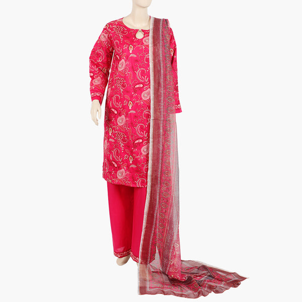 Women's Bareezay Cloud Cambric Shalwar Suit - Pink