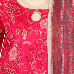 Women's Bareezay Cloud Cambric Shalwar Suit - Pink