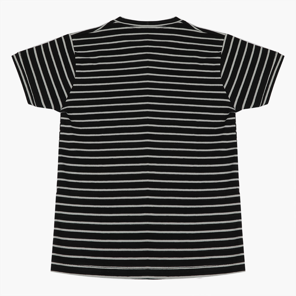 Boys Half Sleeves T-Shirt - Black, Boys T-Shirts, Chase Value, Chase Value