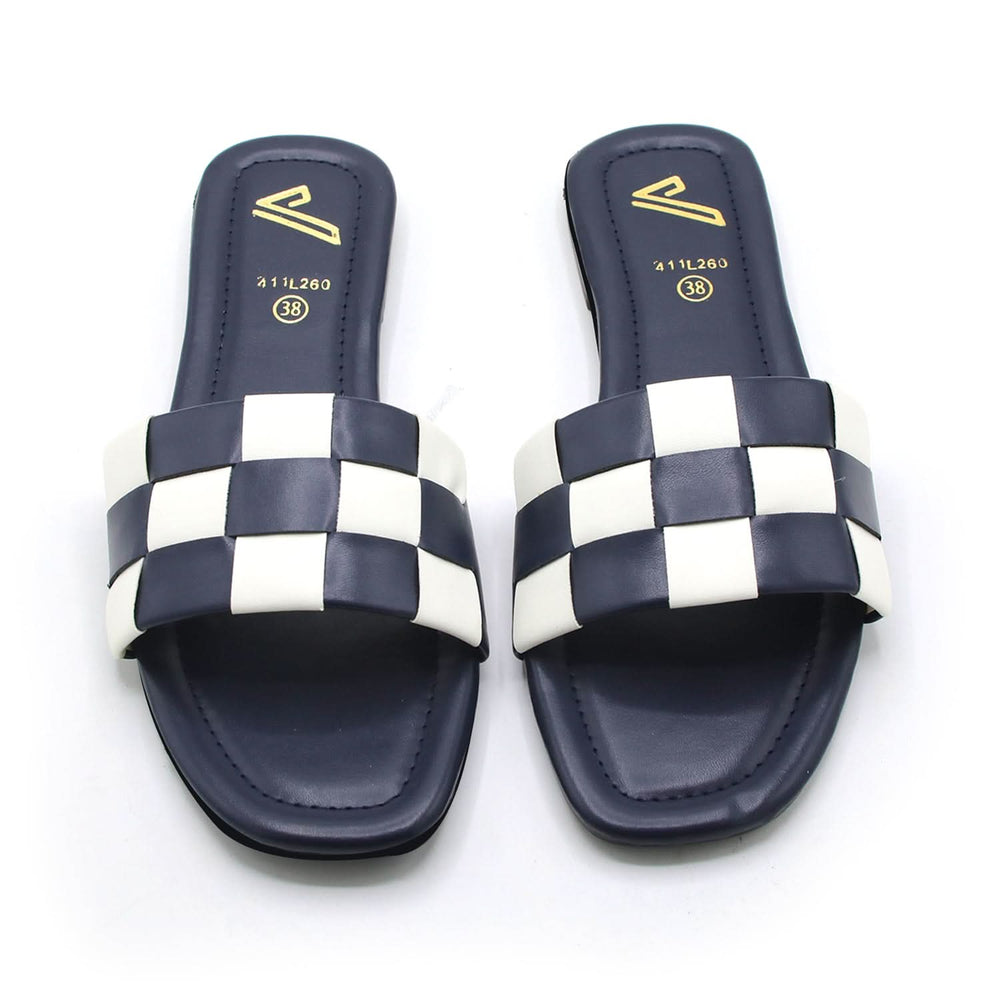 Women's Slipper - Navy Blue, Women Slippers, Chase Value, Chase Value