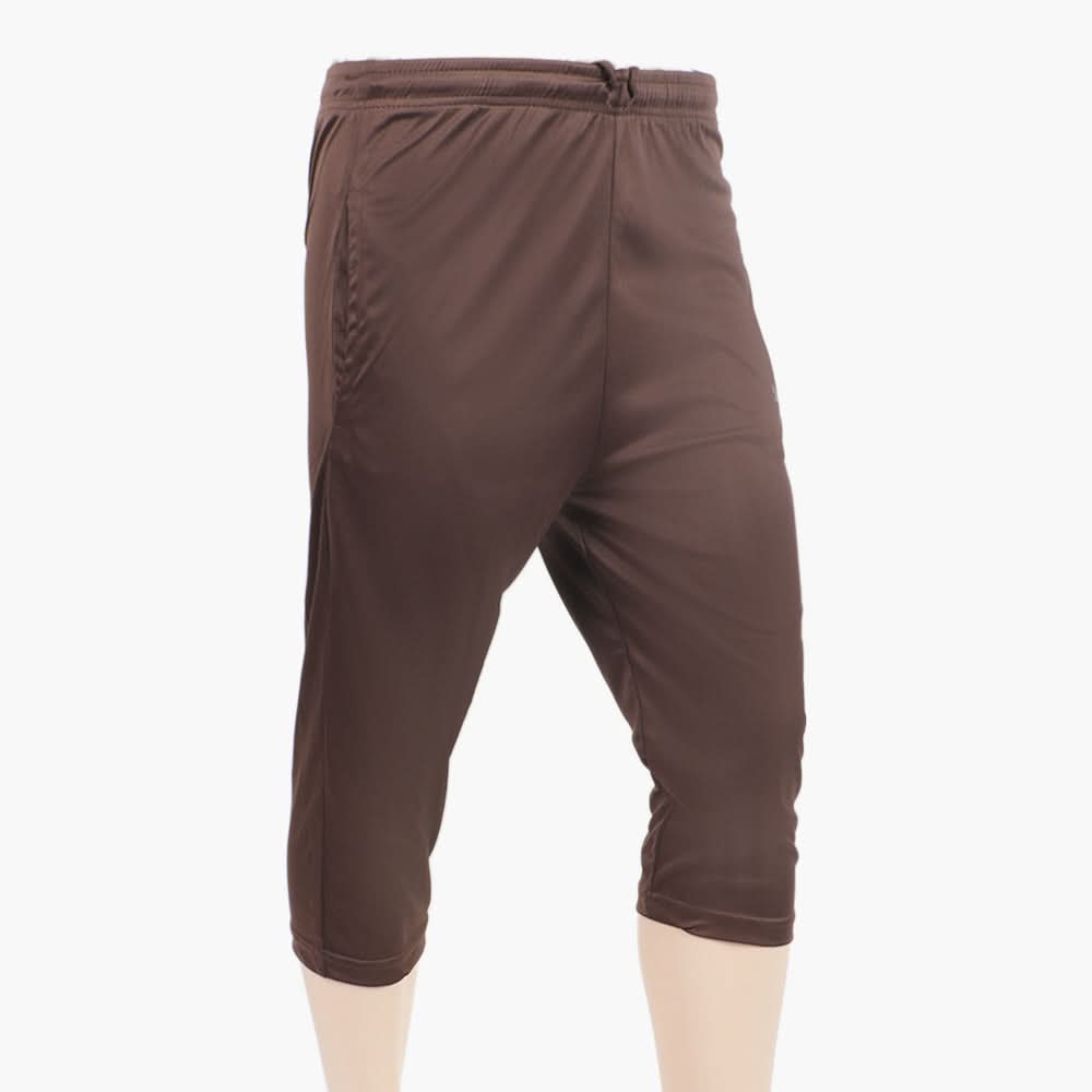 Men's Plain 3Qtr - Dark Brown, Men's Shorts, Chase Value, Chase Value