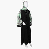 Women's Front Open Abaya - Black, Women Abayas, Chase Value, Chase Value