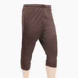 Men's Plain 3Qtr - Dark Brown, Men's Shorts, Chase Value, Chase Value
