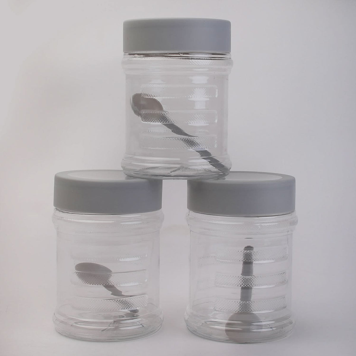 Grace Jar 3 Pcs Set - Blue, Storage Boxes, Chase Value, Chase Value