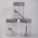 Grace Jar 3 Pcs Set - Blue, Storage Boxes, Chase Value, Chase Value