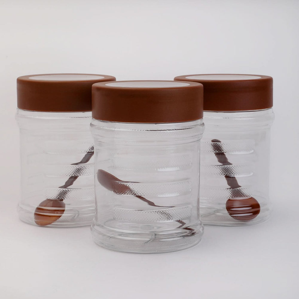 Grace Jar 3 Pcs Set - Blue, Storage Boxes, Chase Value, Chase Value