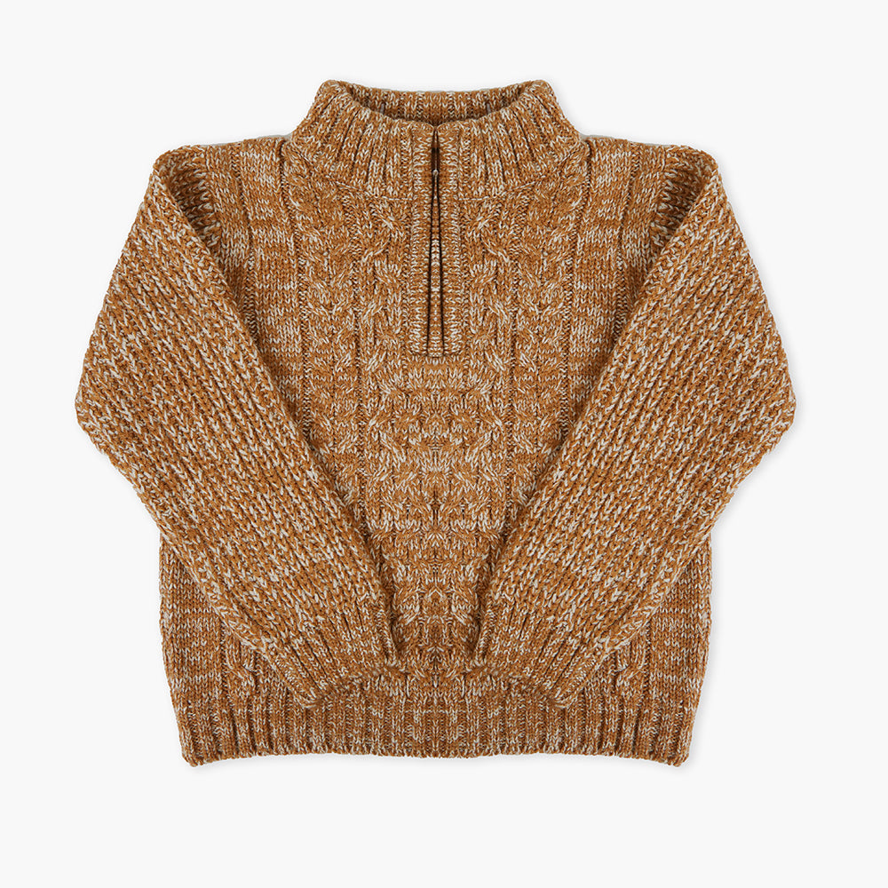 Eminent Boys Mock Neck Sweater - Oatmeal, Boys Sweaters, Eminent, Chase Value
