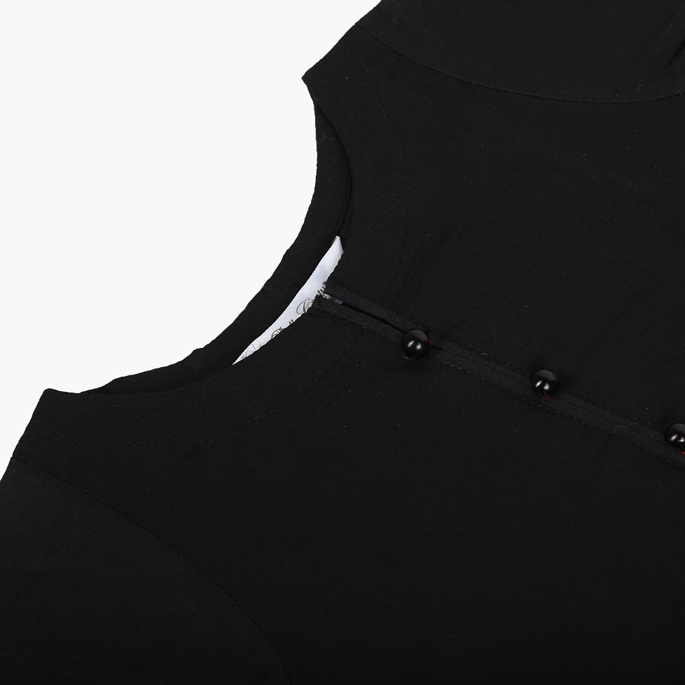 Girls Shalwar Suit - Black, Girls Suits, Chase Value, Chase Value