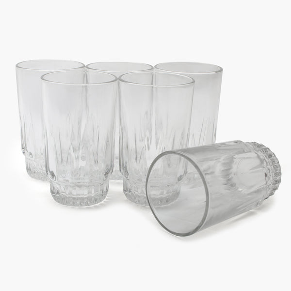 Transparent Water Glass Set Of 6, Glassware & Drinkware, Chase Value, Chase Value