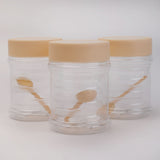 Grace Jar 3 Pcs Set - Blue, Storage Boxes, Chase Value, Chase Value