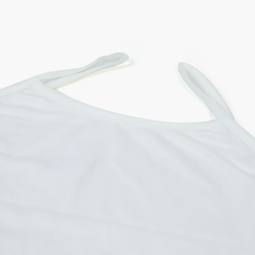 Girls Thin Strap Camisole - White, Girls Shameez Camisole & Biddies, Chase Value, Chase Value