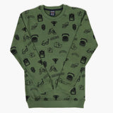 Boys Sweatshirt - Light Green, Boys Hoodies & Sweat Shirts, Chase Value, Chase Value