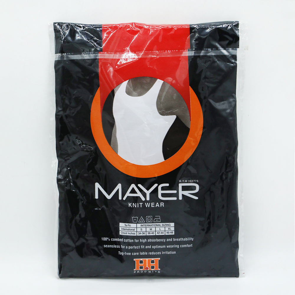 Men's Mayer Vest Sando - White, Men's Vest, Mayer, Chase Value