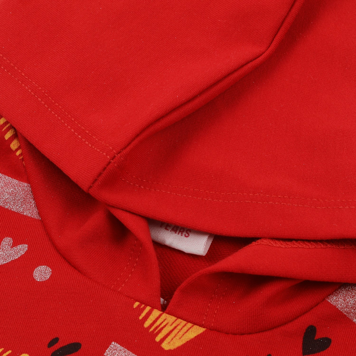 Girls Full Sleeves Hoodie T-Shirt - Red, Girls Hoodies & Sweat Shirts, Chase Value, Chase Value