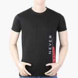 Men's Half Sleeves T-Shirt - Black, Men's T-Shirts & Polos, Chase Value, Chase Value