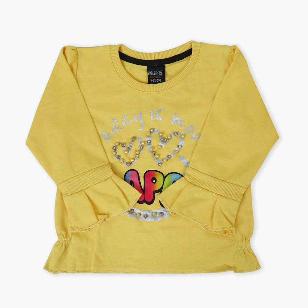 Girls T-Shirt - Yellow, Girls T-Shirts, Chase Value, Chase Value