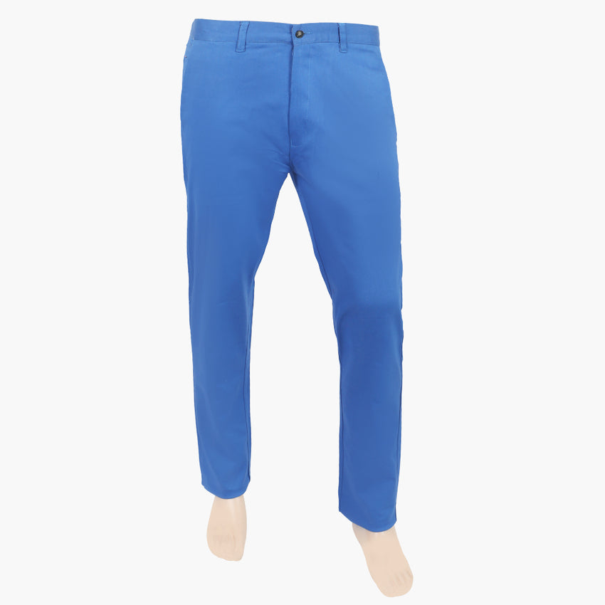 Men's Cotton Pant - Royal Blue, Men's Formal Pants, Chase Value, Chase Value