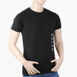 Men's Half Sleeves T-Shirt - Black, Men's T-Shirts & Polos, Chase Value, Chase Value