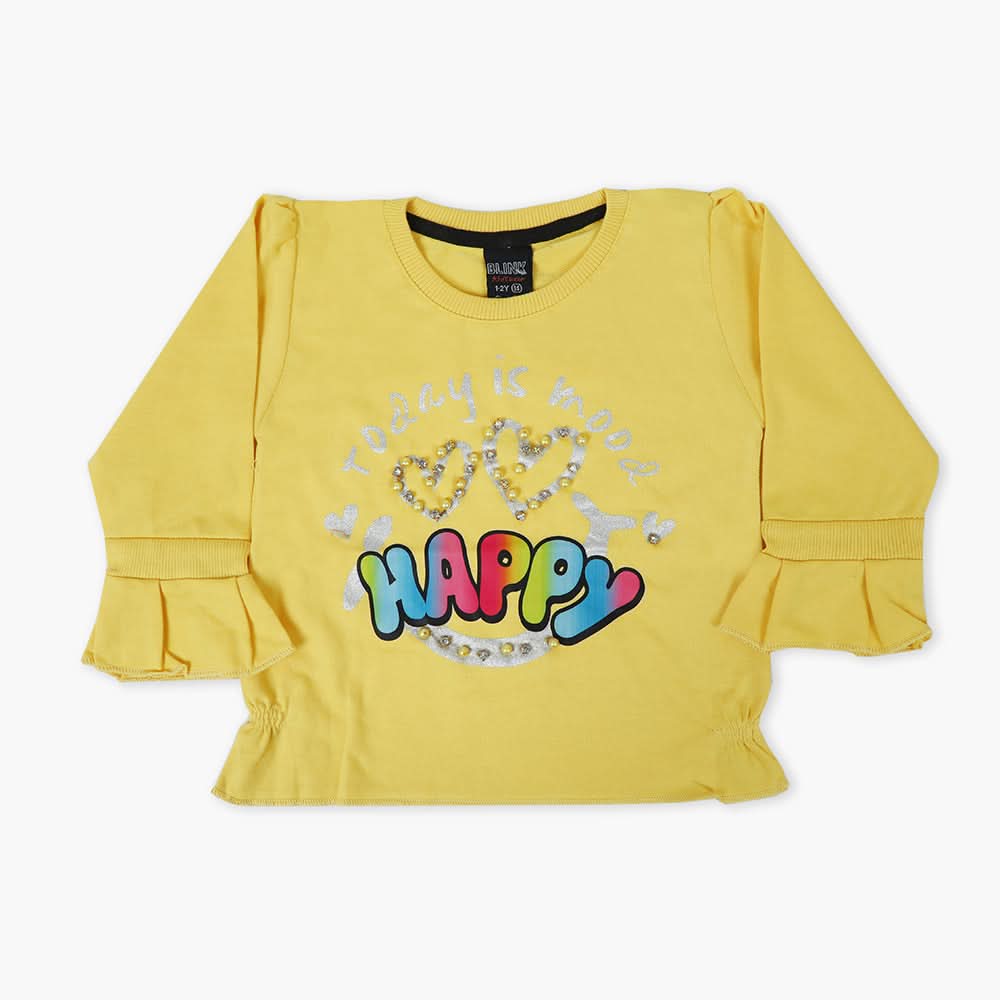 Girls T-Shirt - Yellow, Girls T-Shirts, Chase Value, Chase Value
