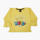 Girls T-Shirt - Yellow, Girls T-Shirts, Chase Value, Chase Value