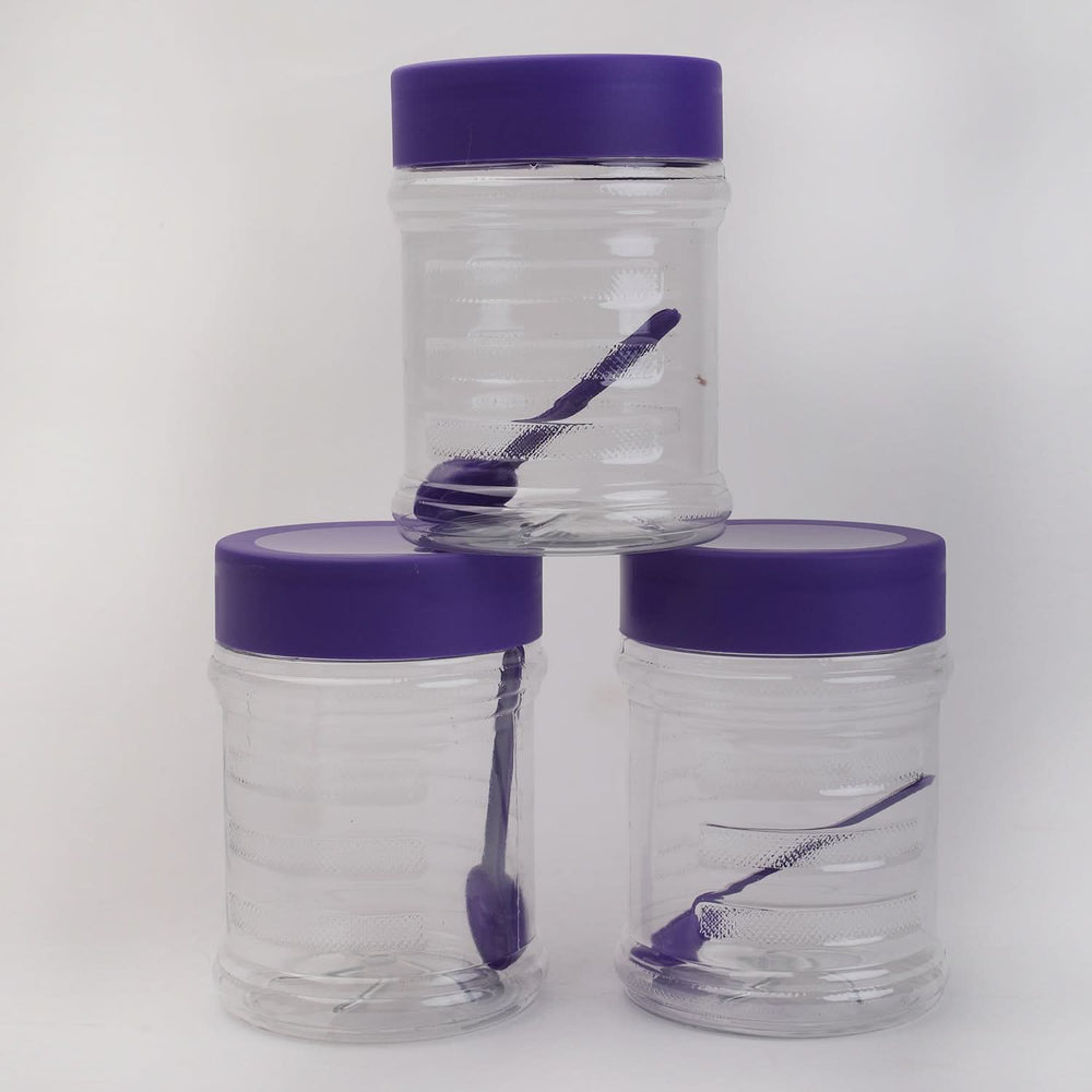 Grace Jar 3 Pcs Set - Blue, Storage Boxes, Chase Value, Chase Value