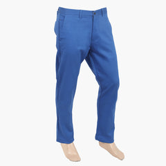 Men's Cotton Pant - Royal Blue, Men's Formal Pants, Chase Value, Chase Value