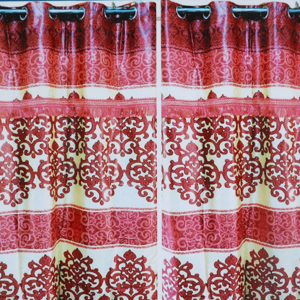 Floral Room Curtains 2Pc - K2, Decoration, Chase Value, Chase Value