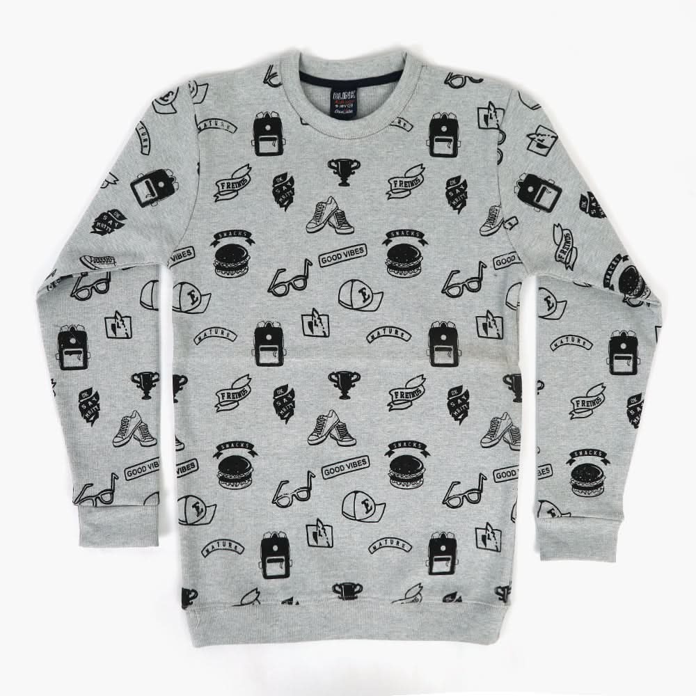 Boys Sweater - Light Grey, Boys Sweaters, Chase Value, Chase Value