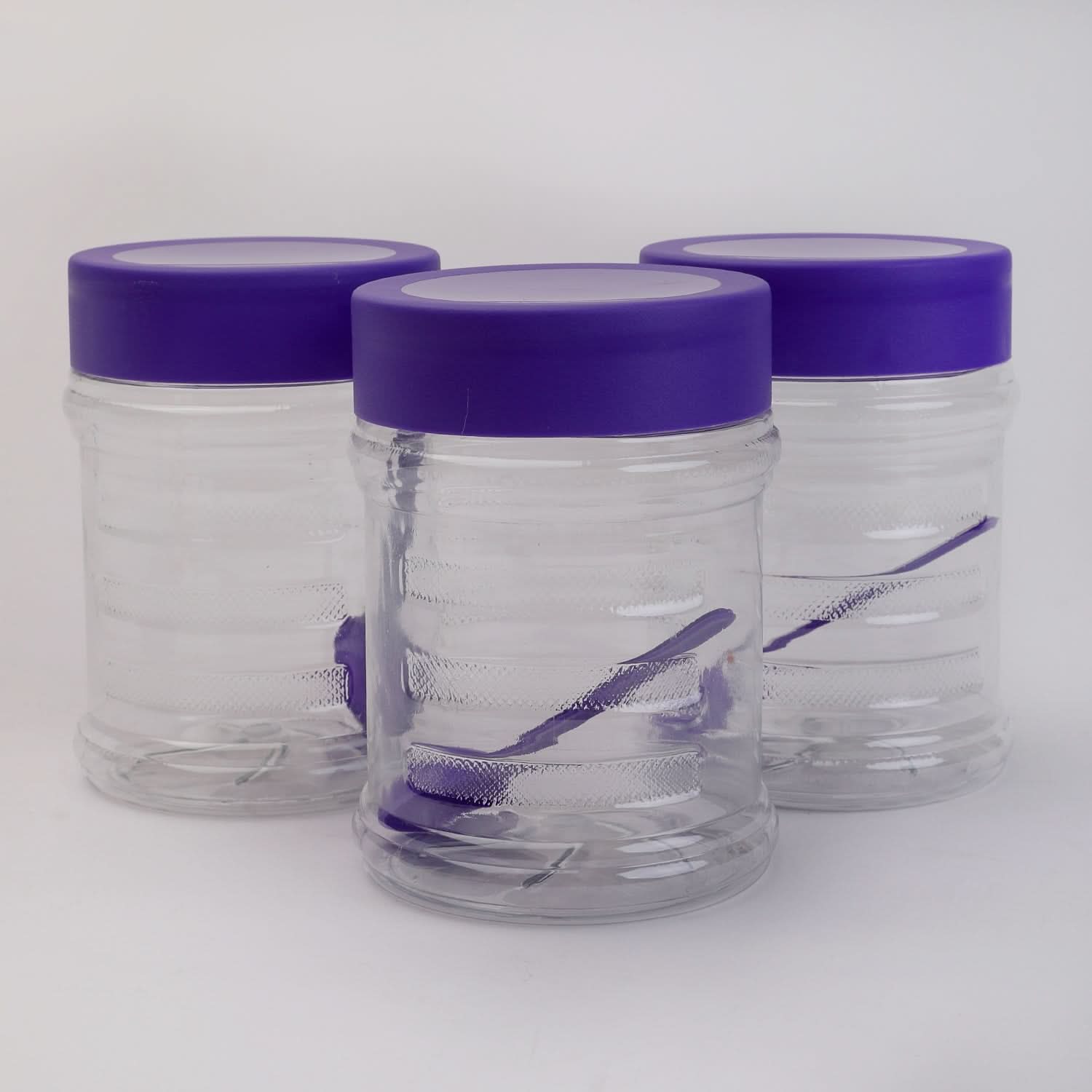 Grace Jar 3 Pcs Set - Blue, Storage Boxes, Chase Value, Chase Value