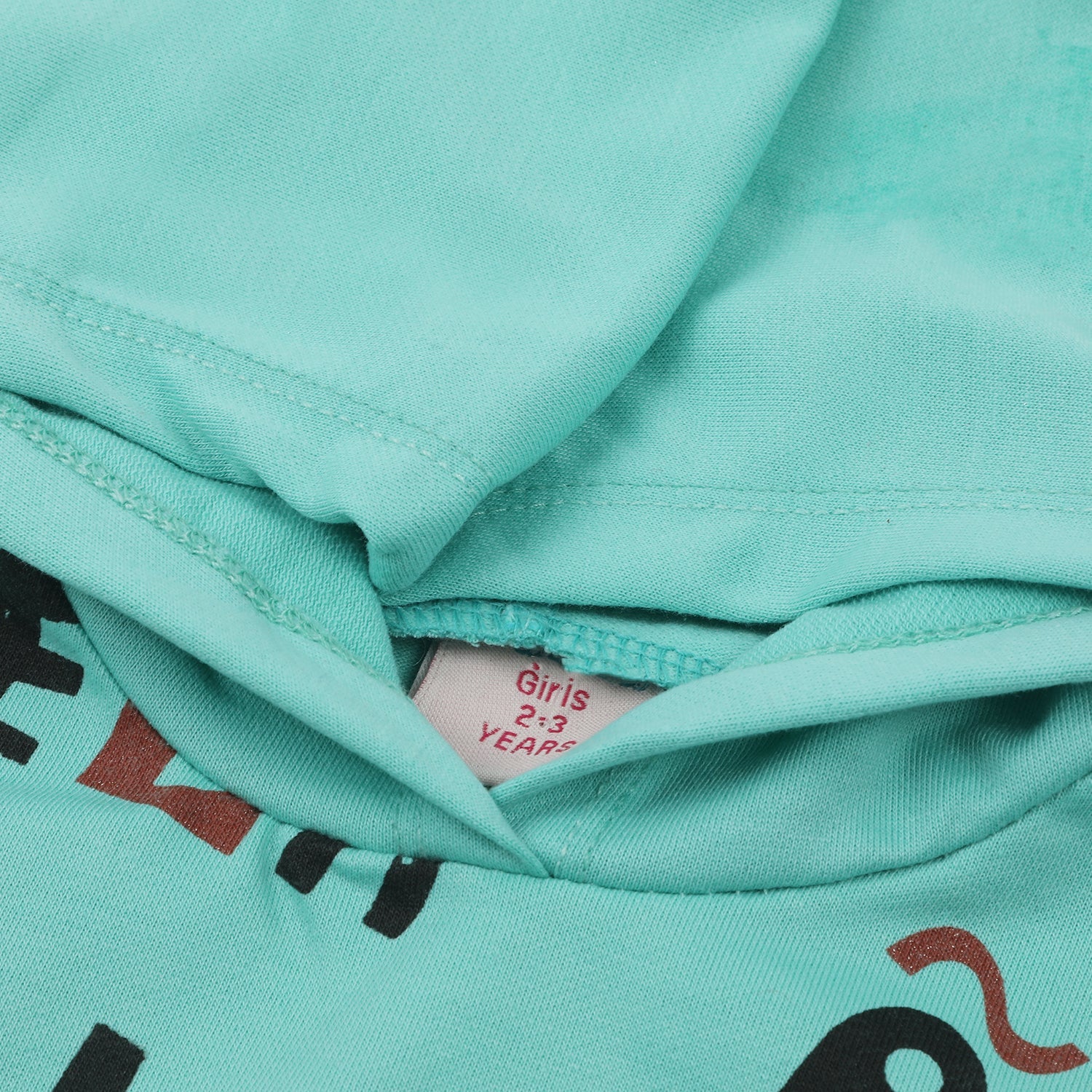 Girls Full Sleeves Hoodie T-Shirt - Sea Green, Girls Hoodies & Sweat Shirts, Chase Value, Chase Value
