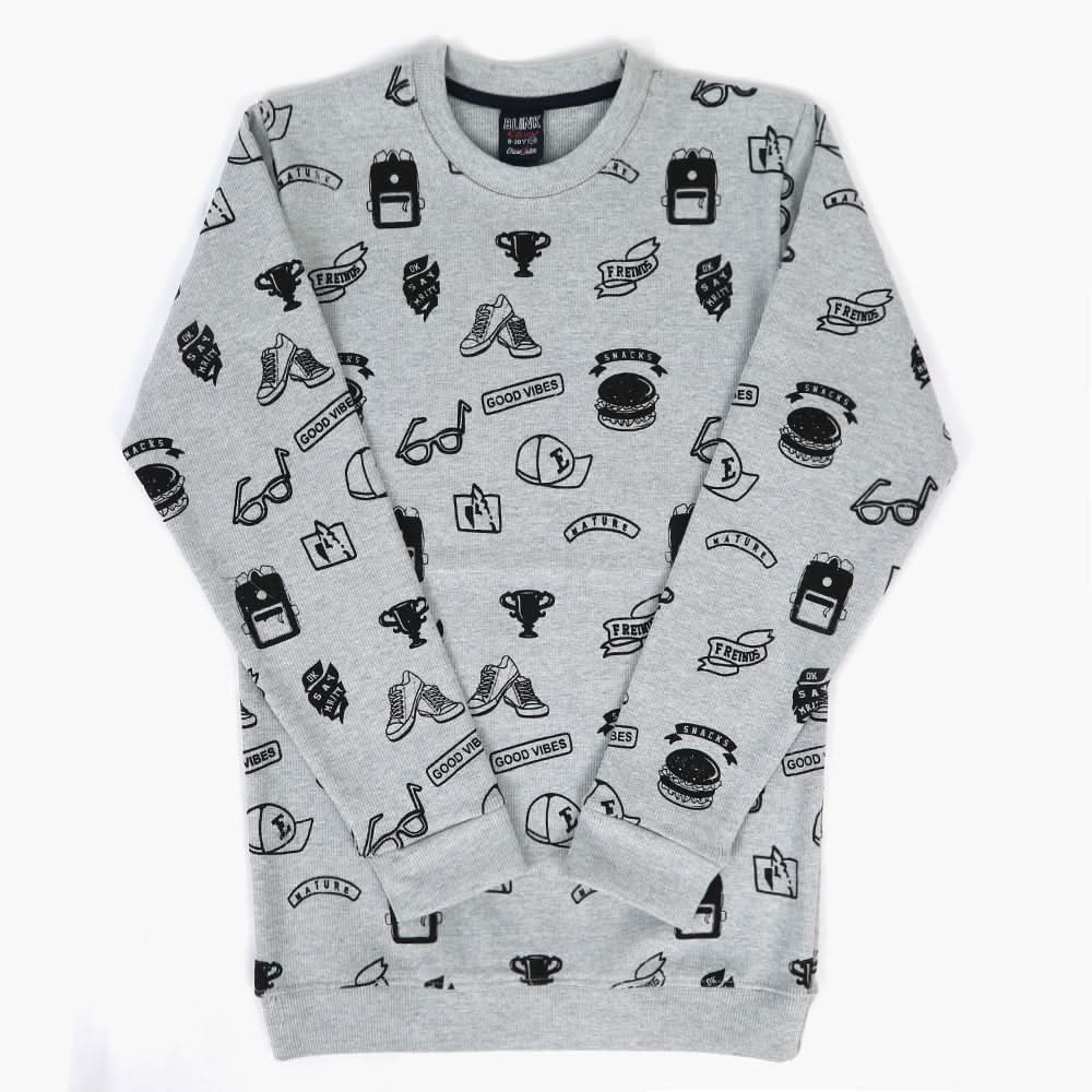 Boys Sweater - Light Grey, Boys Sweaters, Chase Value, Chase Value