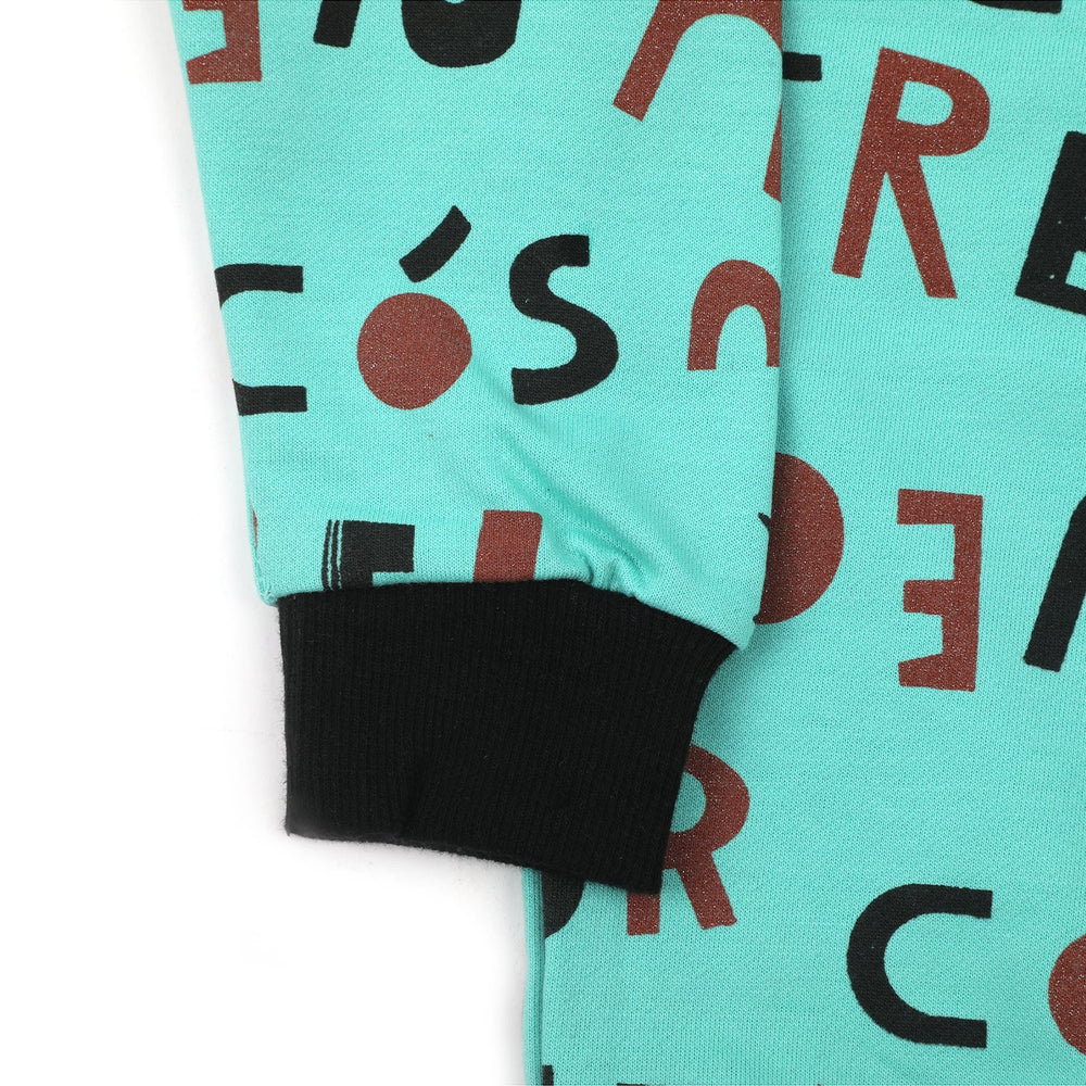 Girls Full Sleeves Hoodie T-Shirt - Sea Green, Girls Hoodies & Sweat Shirts, Chase Value, Chase Value