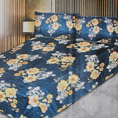 3D Double Bedsheet - Multi Color