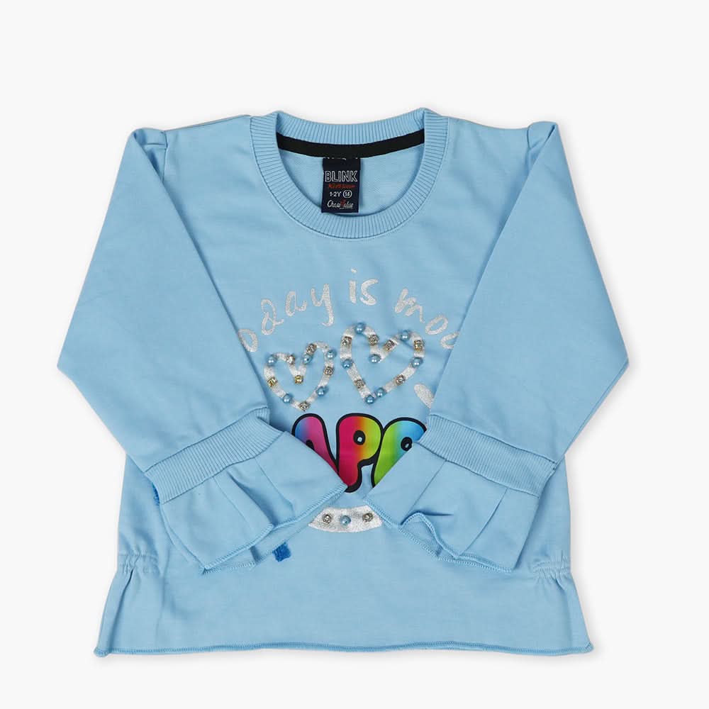 Girls T-Shirt - Light Blue, Girls T-Shirts, Chase Value, Chase Value