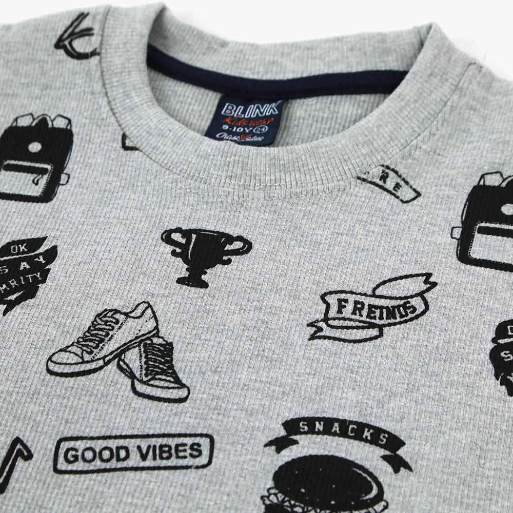 Boys Sweater - Light Grey, Boys Sweaters, Chase Value, Chase Value
